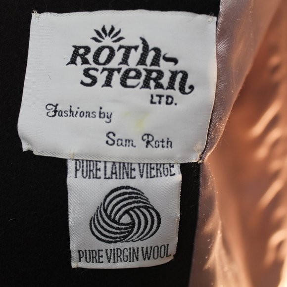 Vintage wool dress coat - Picture 2 of 3